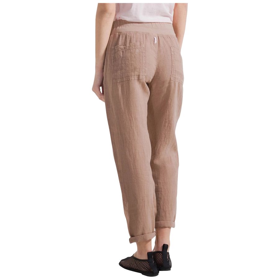 Pantaloni in lino khaki da donna Deha | D4259657115